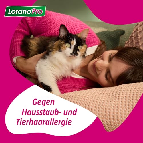 Lorano®Pro 5 mg bei Allergie – Keine Allergietablette ist stärker* | 2x18 St | Die Allergietabletten für alle Heuschnupfen-Symptome | Macht nicht schläfrig***