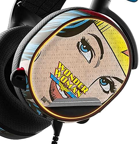 Skinit Decal Skin for SteelSeries Arctis 5 - Officially Licensed Warner Bros Wonder Woman Vintage Profile Design