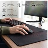 Cuifati Przewodowa Mysz do Gier RGB do Laptopa PC, Ergonomiczny Uchwyt Typu Claw Grip z Bocznymi Przyciskami, 4 Poziomy DPI 800-2400, Przewodowa Mysz Gier RGB Początkujących (Z dźwiękiem)