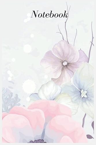 Notebook - Pastel27: Simple pastel notebook, Pastel notebook, Cute notebook Journal _6in x 9in x 114 Pages White Paper Blank Journal with Black Cover Perfect Size