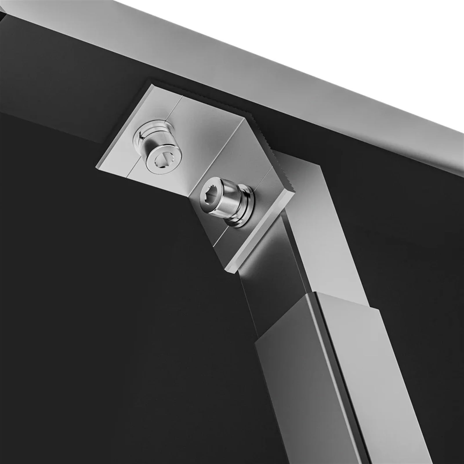 Uchwyt do montażu paneli słonecznych z możliwością pochylenia, aluminiowy, regulowany uchwyt dachowy, kąt 15-30 stopni, stojak do montażu paneli słonecznych na płaskiej powierzchni, 1 zestaw