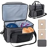 Boyistar Double Layer Bowling Ball Bag 2 Ball, Extra Large Bowling Tote Bag for Bowling Ball Carryin