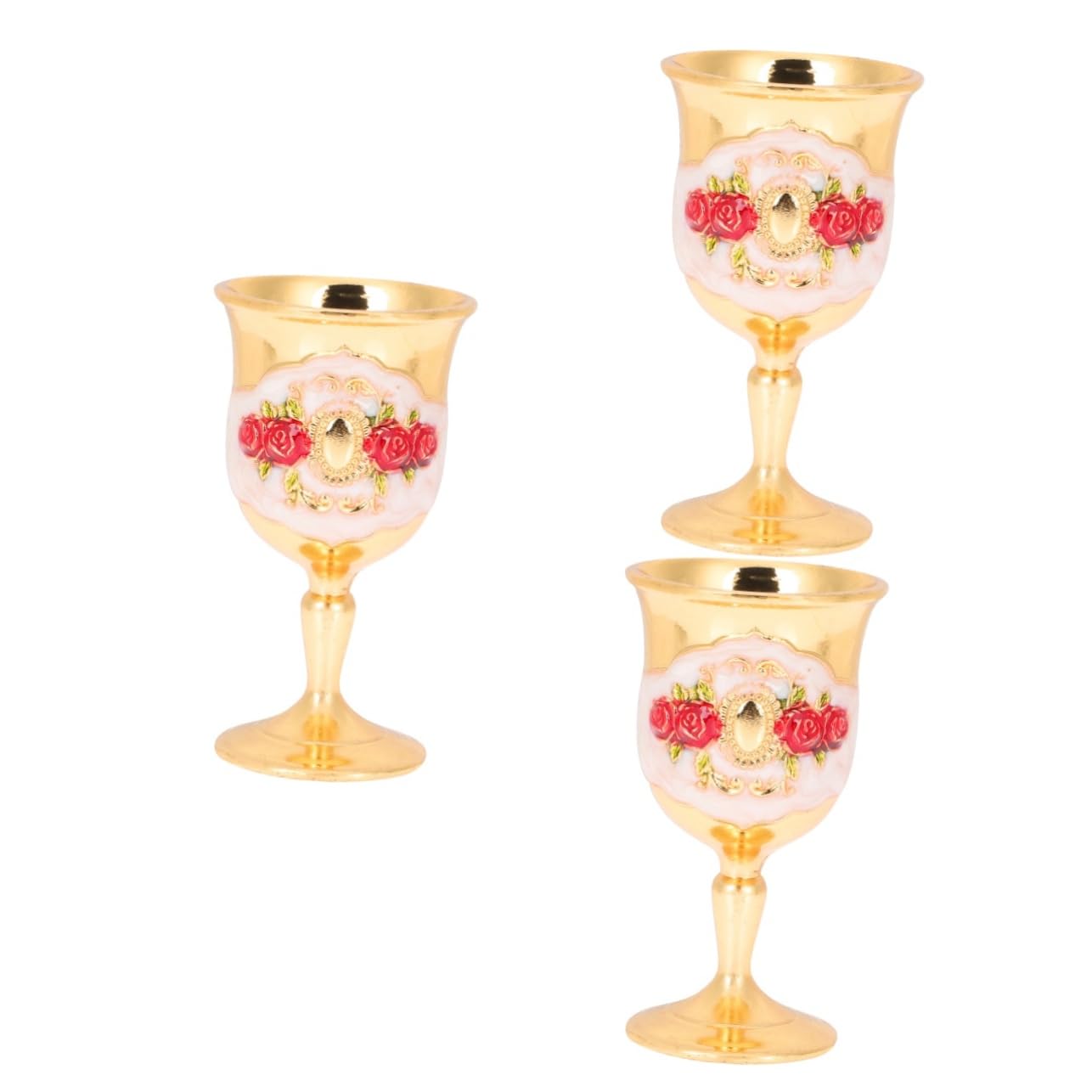 Verres à vin gobelet en alliage rétro style européen calice