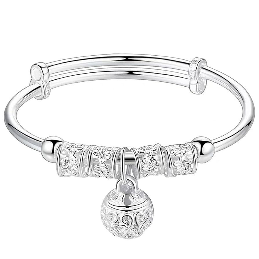 Silver Bracelet,Fashion Bangle,Sterling Silver Bracelet,925