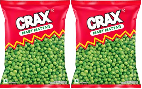 Image of Crax Mast Mattar Namkeen Net Wt. 160g /171g (Weight may vary) (Pack of 2)