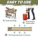 Flood Hero 3 ft Water Activated Sandbags - 2 Pack Flood Bag Barriers for Home