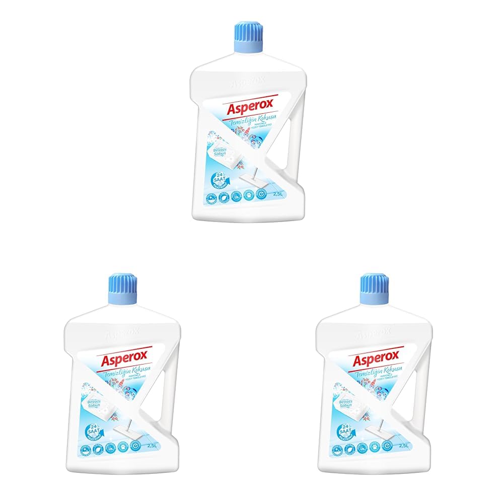 Asperox Temizliğin Kokusu Parfümlü Yüzey Temizleyici 2.5 L (3 paketi)