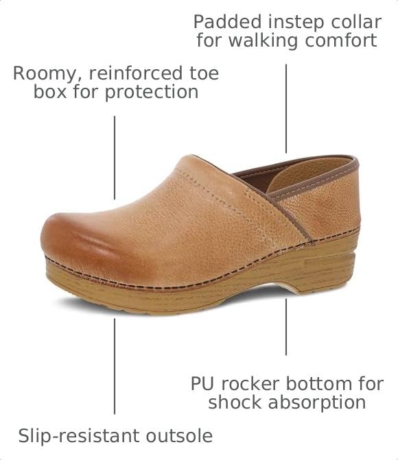 Image of Dansko Men's Professional Honey Distressed 11.5-12 M US