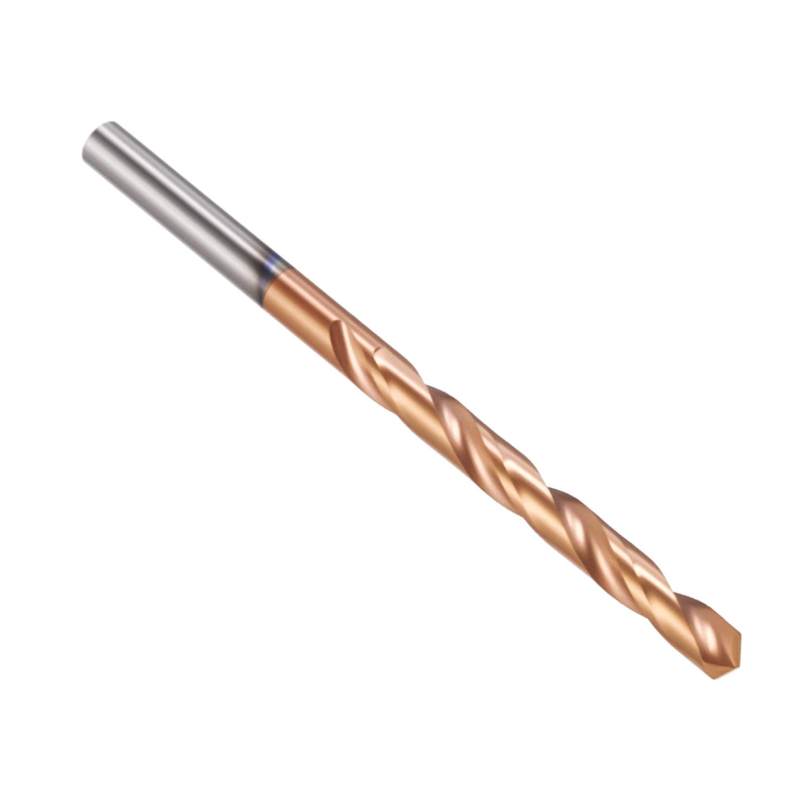 PATIKIL 2.5mm Drill Bit, Carbide Twist Jobber Bits Straight Shank 130° for Drilling Hard Metal Alloy Steel Stainless Steel Titanium Alloys - 1 Pack
