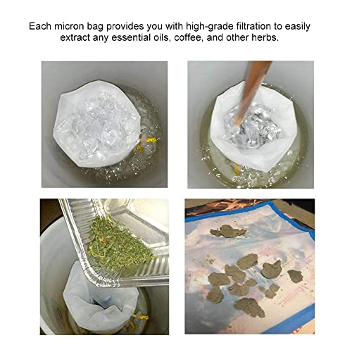 mewmewcat 5pcs 5 Gallon Filter Bubble Herbal Ice Essence Extractor Kit miniatura 3