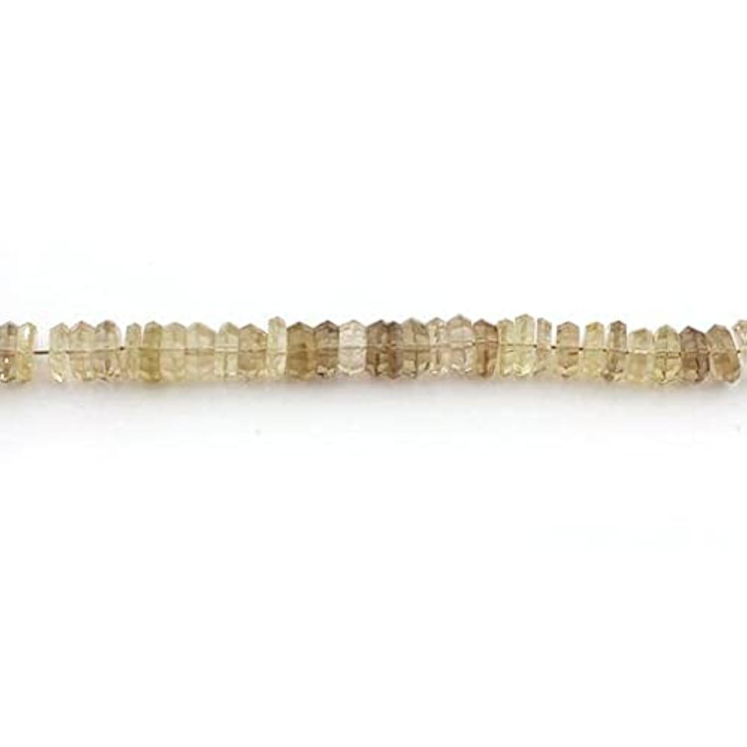 Lemon Quartz perle facettée 10mm pour réparer et sublimer un collier cassé