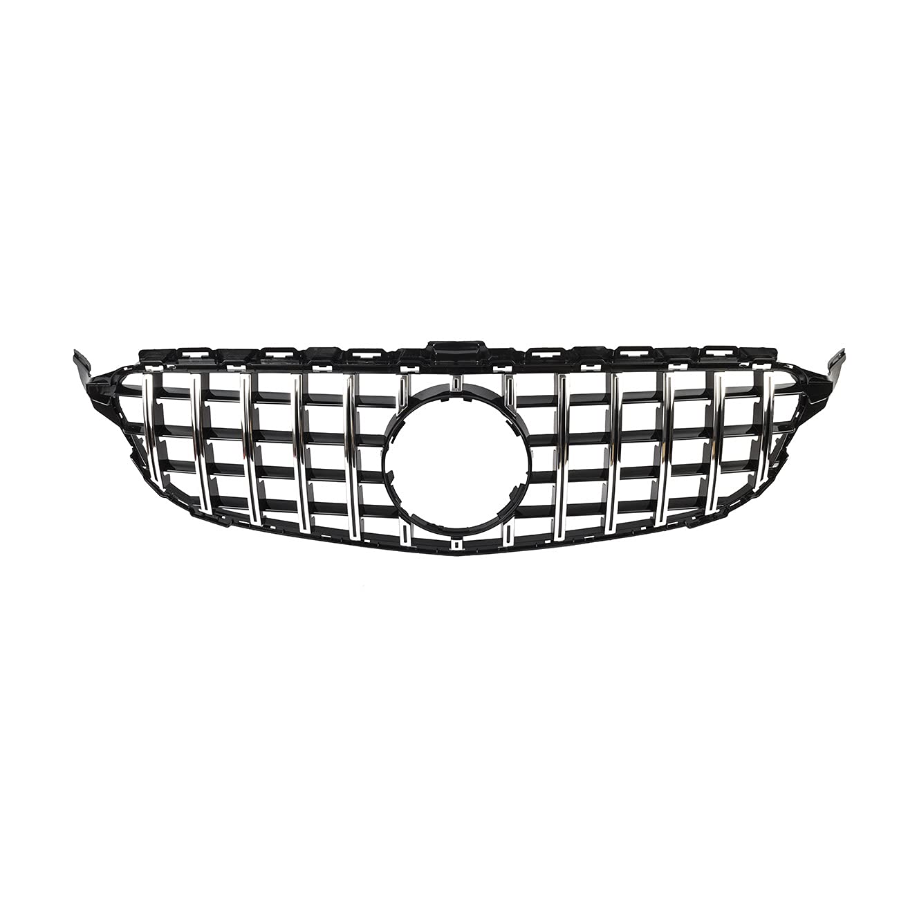 KARPAL Front Bumper Grill Grille Compatible With 2015-2018 Mercedes Benz W205 C250 C300 C43 R AMG GT