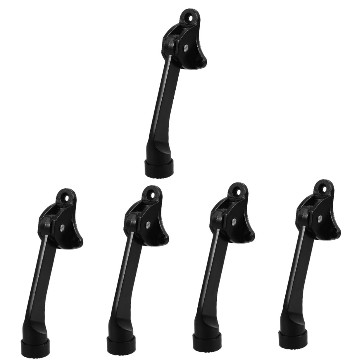 5 Piezas Tope de Puerta Antideslizante Tipo Herradura para Seguridad y Retención Hogares y Oficinas Instalación Sencilla Compatible con Múltiples Tipos de Puertas