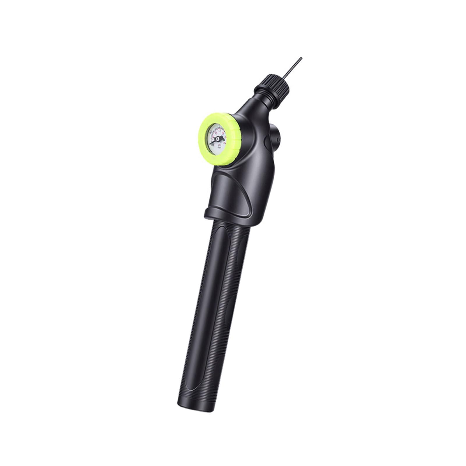 Nvoqilin Two Way 15B Handheld Sports Ball Pumps With Accurate Pressure Meter Double Direction Inflation For Sports Equipment Fast Inflation Tire Air Pumps