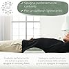 WELL B4 Cuscino Lombare ergonomico, supporto lombare per letto e divano per sostenere la schiena bassa da sdraiati, cuscino supporto lombare per lordosi, Lumbar support pillow, cuscino schienale