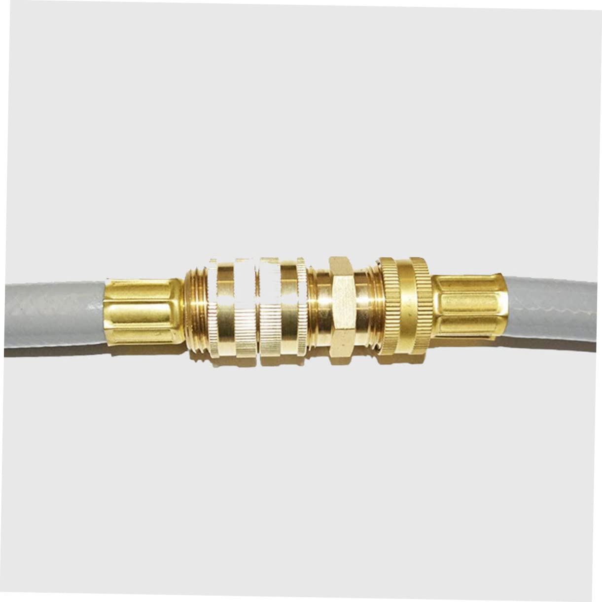 YARNOW 4 Set di Adattatori per Tubi Flessibili da Giardino Parti di Tubi Flessibili Connettori Robusti E Antiruggine 2 Paia*4
