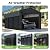 10 x 15 FT Weatherproof Metal Carport with Removable Sidewalls, Gray
