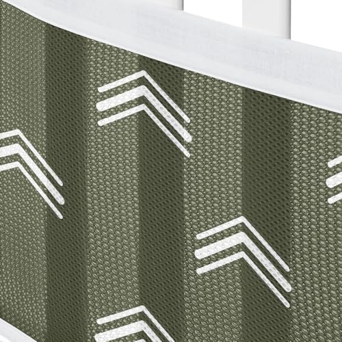 Image of Sweet Jojo Designs + BreathableBaby 2-Piece Breathable Mesh Crib Liner Set (Dark Green Boho Arrow) for Boys /Girls, Baby, Infants /Newborn Nursery (Modern, Bohemian, Farmhouse, Arrows for Diamond Tuft)