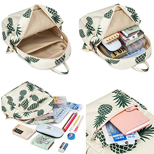 image for BTOOP Mini Backpack Girls Pineapple Water-resistant Small Daypack Shou