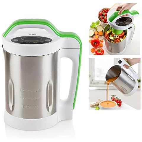 XXL Easy Suppenkocher in 20min Suppe zubereiten - OHNE Aufwand Domo DO499BL - Soup Maker - Genial einfach Suppe kochen! Cover