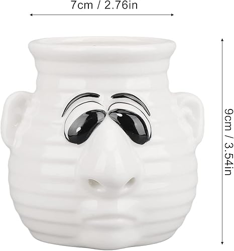 Miniatura 2 de Divertido separador de huevos de cocina, taza separadora de huevo de cerámica de dibujos animados y yema, apto para lavavajillas, regalo creativo de