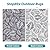 Outdoor Rug, Patio Rug, Plastic Straw Camping Rugs, Large Waterproof Area Rug and Mat for Outdoors, RV, Patio, Backyard, Deck, Porch, Beach, Balcony, (5'x 8', White&Gray)