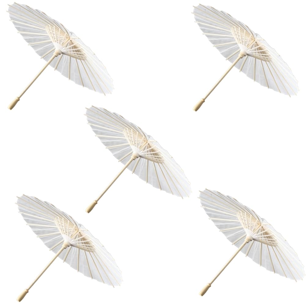Osmond Chinese Ancient Style DIY Wedding Decoration White Bride Umbrella Wedding Photo Props Umbrella 40cm