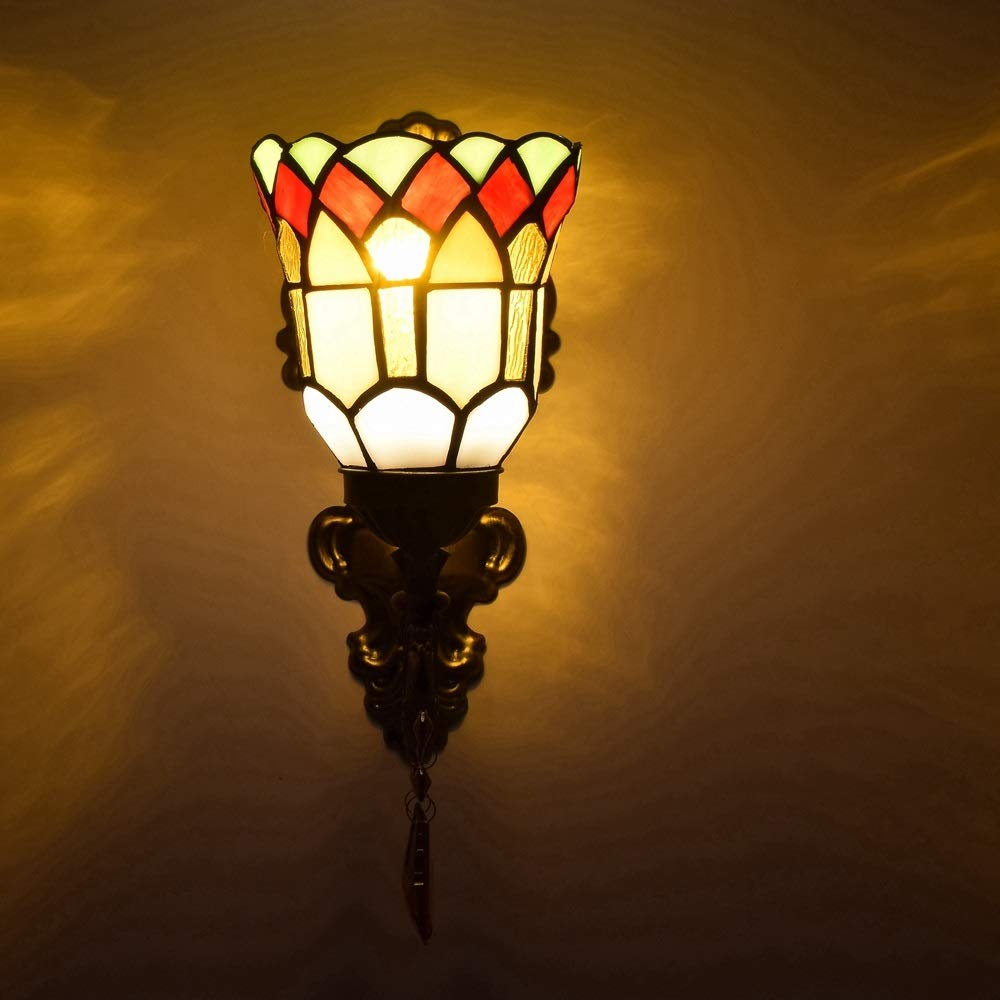 4-calowe brytyjskie retro reflektory łazienkowe z lustrem ściennym Klasyczna duszpasterska kryształowa lampka nocna
