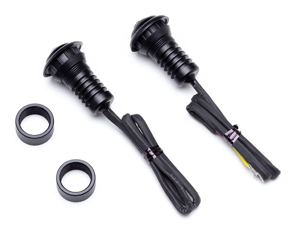 Alchemy Parts Led-knipperlicht voor motorfiets, achterlicht met geïntegreerde rem en achterlicht voor individueel retro project