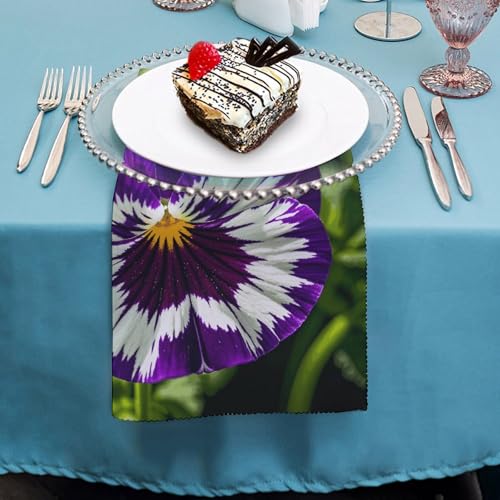 Servilletas de Tela Pansy Perfection 4 piezas miniatura 4