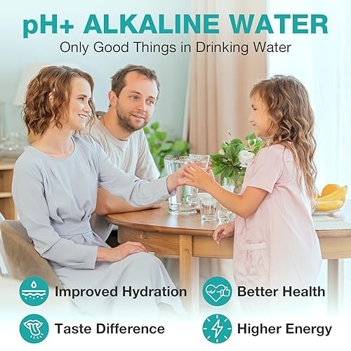 SimPure Alkaline UV Reverse Osmosis System, NSF/ANSI 58 Certified, Tankless RO Water Filter System 400 GPD, pH+ Remineralization Water Filtration Under Sink, BPA Free, Built-in Pump 4 SimPure Alkaline UV Reverse Osmosis System, NSF/ANSI 58 Certified, Tankless RO Water Filter System 400 GPD, pH+ Remineralization Water Filtration Under Sink, BPA Free, Built-in Pump - Image 2