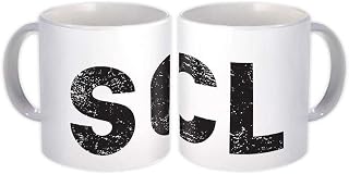 Chile Arturo Merino Benítez Airport Santiago SCL : Gift Mug Airline Travel Pilot - White