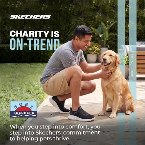 Image of Skechers Men's Bobs Squad Chaos Daily Hype Sneaker | Casual Shoe, Heel Pillow, No Tie Fit, Hands Free Slip-Ins, Vegan, Memory Foam, Machine Washable