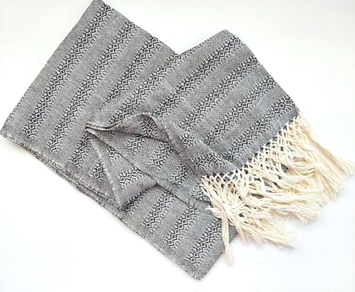 Baby Trapoz Mexican Rebozo Shawl, Scarf, Ideal for Natural Birth, Doula Massage, 118.11", Black4