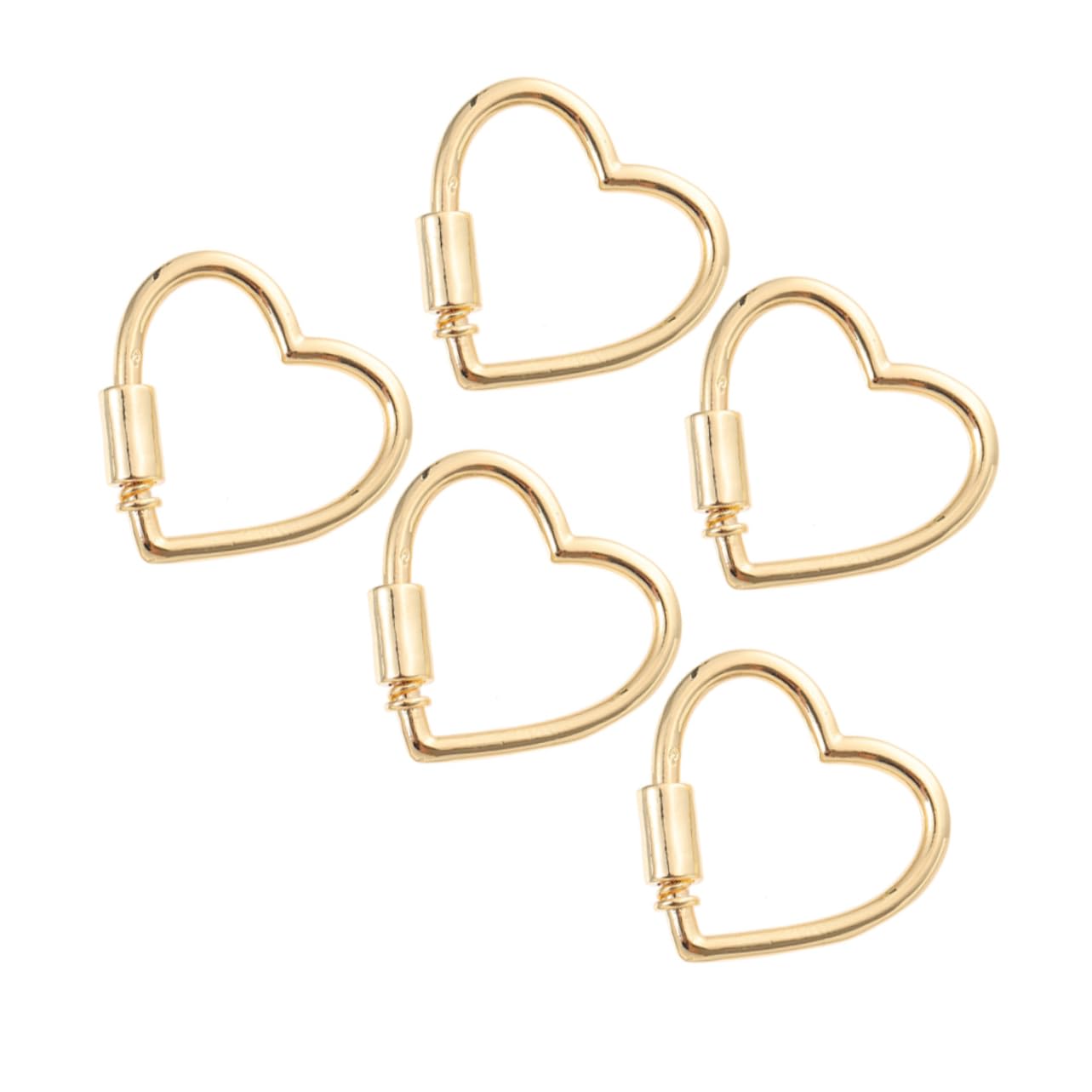 VILLCASE 25pezzi Chiusure Per Collane e Bracciali Di Chiusura Per Gioielli Fai Da Te Accessori Per Decorazioni Per Regali Madri e Amici