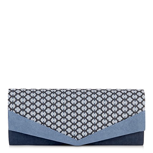 Ruby Shoo Prague sac bleu femme vintage avec bandoulière et rabat