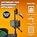 iBOLT Tablet Tower- Point of Purchase/POS Clamp Mount - with 3 TabDock Holders Perfect for Multiple delivery Applications (DoorDash, Uber eats, Postmates, etc.) Fits 7 to 10 inch Tablets