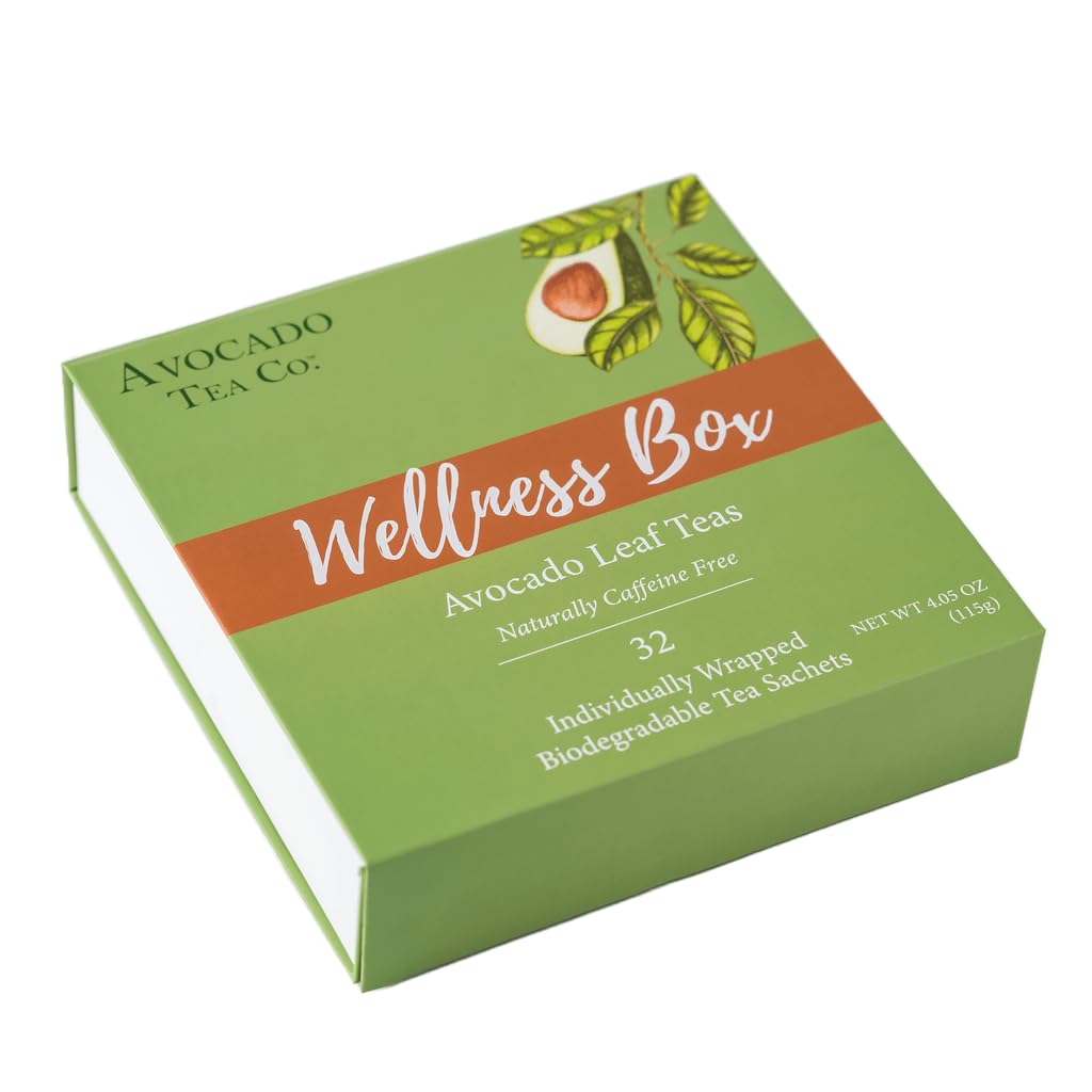 Avocado Leaf Tea Wellness Variety Pack | Herbal Tea | Naturally Caffeine Free | Antioxidants | 32 Servings | Healthy Aging