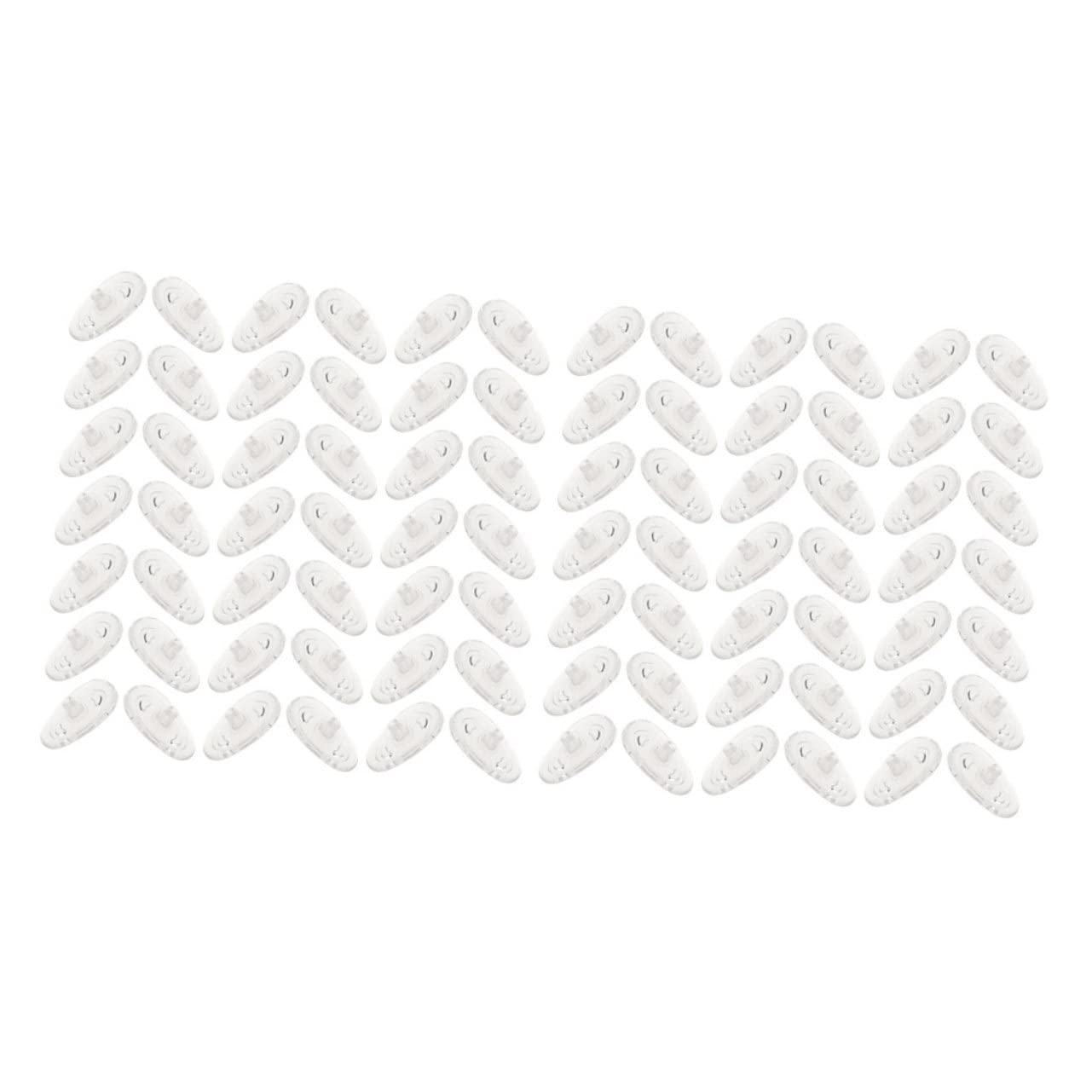 Healeved 500paires Coussinet Silicone Pour Lunettes De Antidérapants Pour Confort Optimal Accessoires Universels Pour Montures Lunettes De Soleil