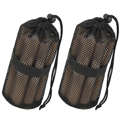 2 Packs Deer Call Hunting Bag Authentic Rattling Antlers Sound for Whitetail Bucks Deer Hunting Simulate Deer Game Caller Portable Attracting Rattle Bag Stocking Stuffer