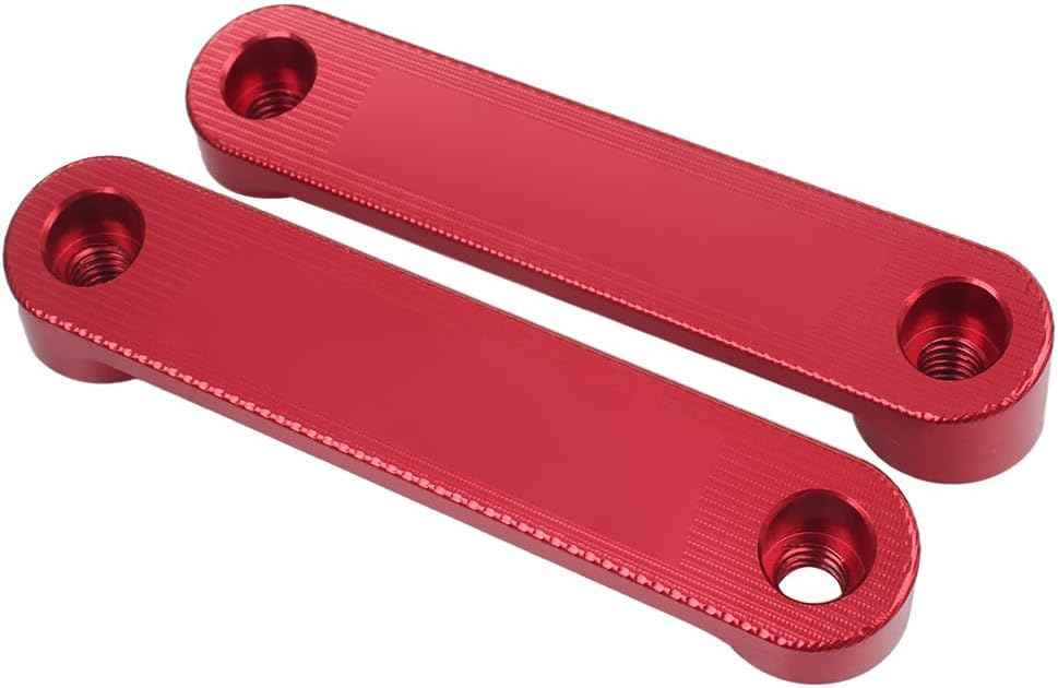 FSFY Motor 2 x Eje Delantero Coper Placa Decoración Cubierta Aluminio Para Yamaha XMAX 300 2017-2018, Rojo