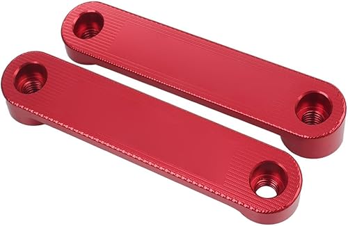 FSFY Motor 2 x Eje Delantero Coper Placa Decoración Cubierta Aluminio Para Yamaha XMAX 300 2017-2018, Rojo