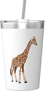 魔法瓶 キリン タンブラー 350ml ステンレス製 水筒蓋とストロー付き 真空断熱漏れない 持ち運び 直飲み 子供 通勤 通学 かわいい おしゃれ プレゼント