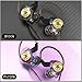 Yeabomy Wired Gaming Earbuds 2Pack, Ak3file in Ear Monitors, Deep Bass Sound Wired Earbuds, HiFi in Ear Headphones with 1DD 10mm Dynamic Driver, IEM for Music Gaming Video Calling (Black+Purple)