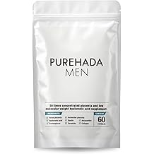 Mens All-in-One Beauty Supplement, Placenta, Hyaluronic Acid Supplement, Ceramide, Elastin, Astaxanthin, Collagen, Dryness, Moisturizing, Mens Supplement, Purehada Men, 30-Day Supplement, Estimated