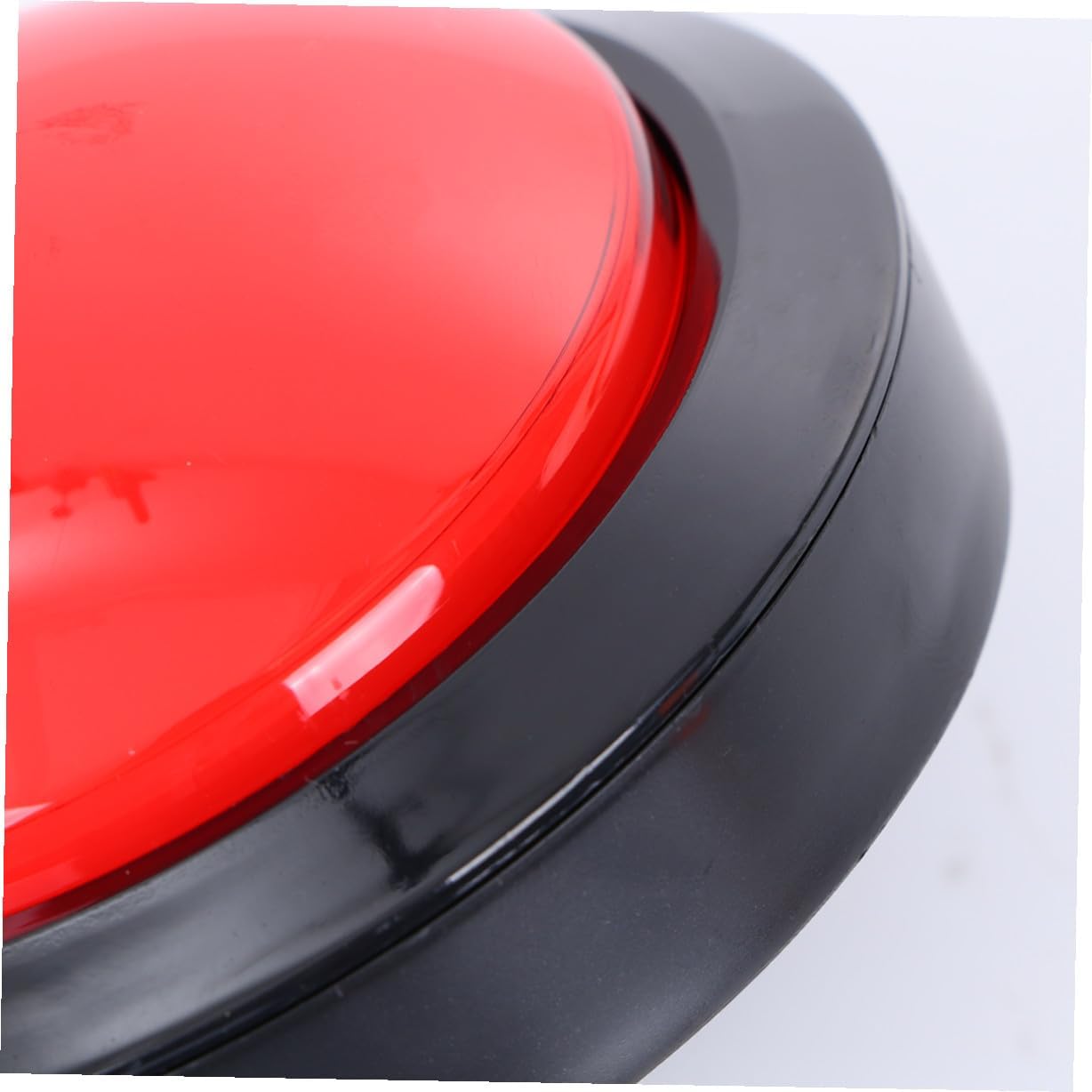 3pcs Game Responder Toy with Big Buttons and Led Light Fun Competition Alarm Button for Interactive Play No Battery Included Red