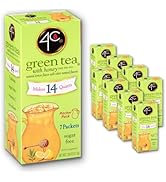 4C Pitcher Packs, Green Tea 8 Pack, Makes 14 Quarts, Sugar Free Powder Drink Mix, Refreshing Wate...