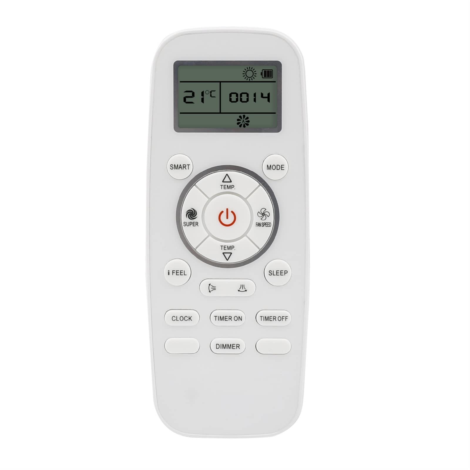 Télécommande climatisation Hisense écran LCD pour contrôle AC