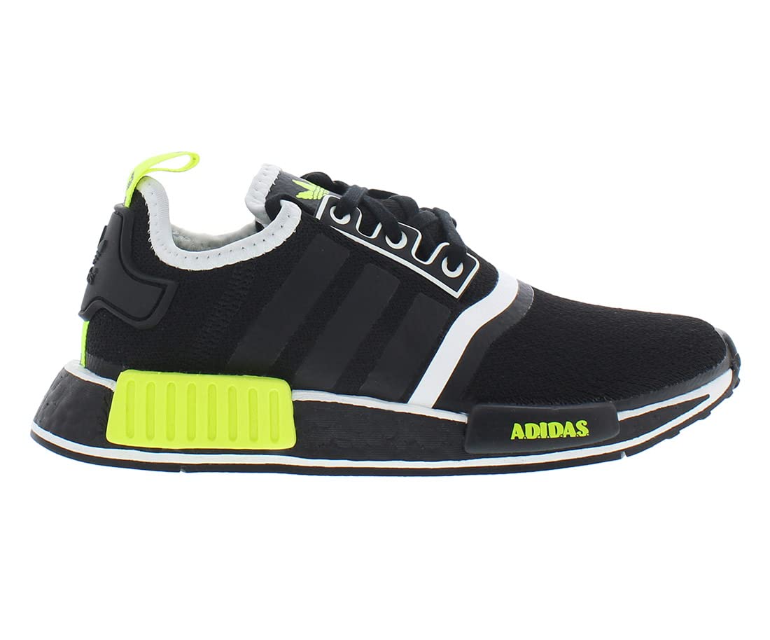 adidas NMD_R1 Boys Shoes Size 4.5, Color: Black/Yellow