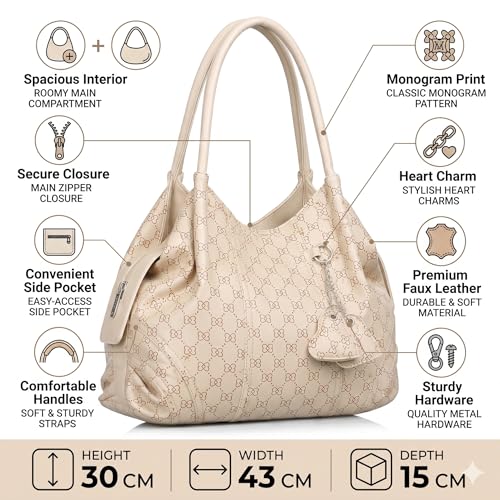 Image of Fostelo Women's Style Diva Satchel Tote Handbag for Women | Ladies Purse | Stylish Shoulder Bag | Gift For Women